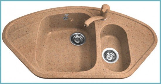 Розбираємося з мийками з штучного каменю для кухні