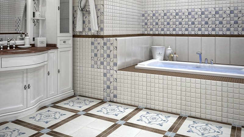 Плитка для ванної кімнати російського виробництва