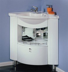 Кутова раковина з тумбою: зберігаємо простір у ванній кімнаті Кутова раковина з тумбою: зберігаємо простір у ванній кімнаті