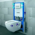 Унітаз з прихованим бачком: приставний, підлоговий Унітаз з прихованим бачком: приставний, підлоговий