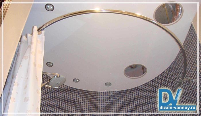 Оптимальна штанга для штори у ванну кімнату і кутова г подібна поперечина