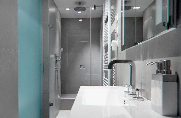 Маленька ванна кімната: дизайн інтерєру з душовою кабіною