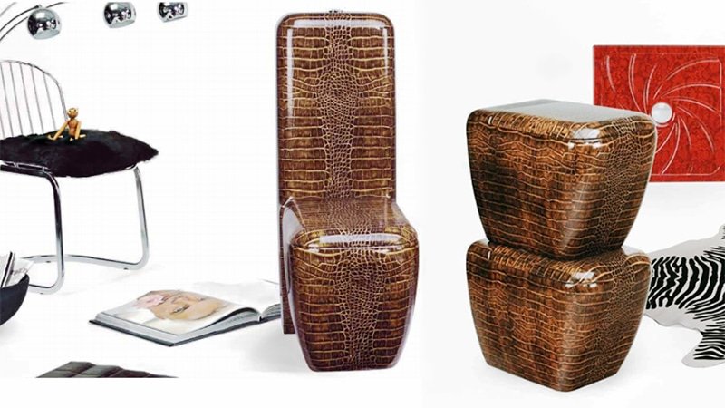 Кольорові унітази: фото підбірка виробів