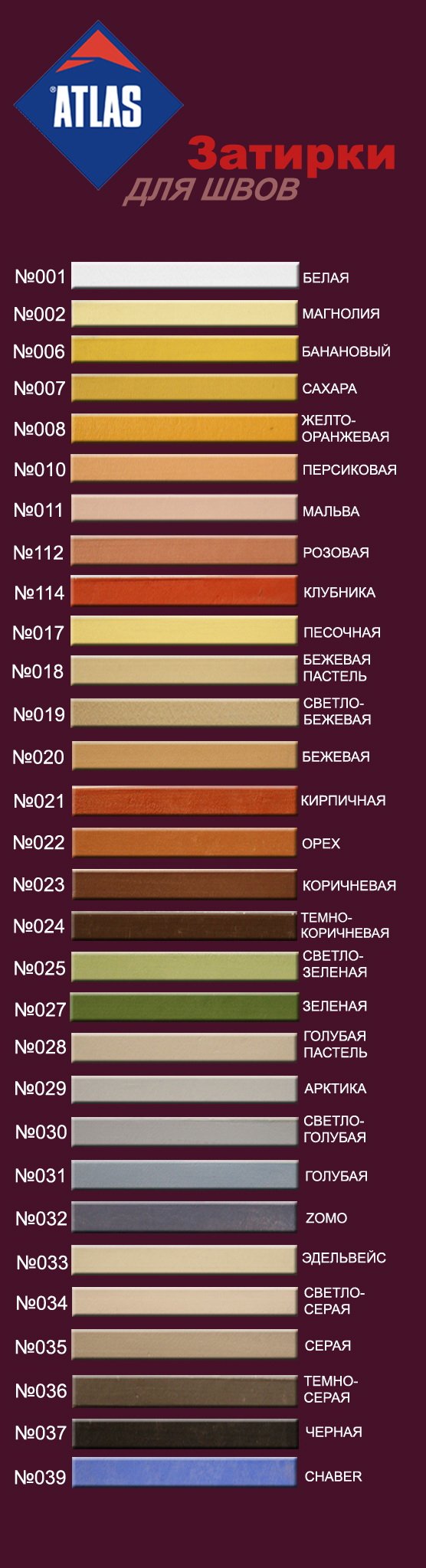 Затирка для плитки, як вибрати колір