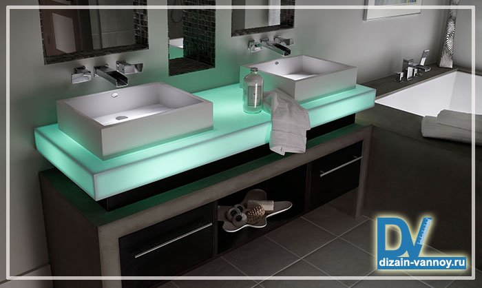 Стільниця для ванної кімнати фото дизайну інтерєру і меблів Стільниця для ванної кімнати фото дизайну інтерєру і меблів