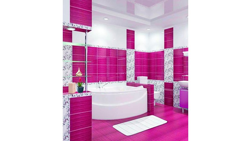 Білоруська плитка для ванної: фото приклади