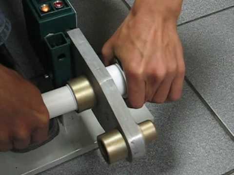 Як правильно паяти поліпропіленові труби і при якій температурі