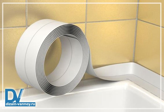 Гідроізоляційна бордюрна стрічка для ванни як правильно приклеїти Гідроізоляційна бордюрна стрічка для ванни як правильно приклеїти
