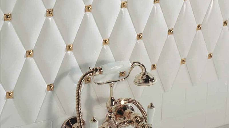 Настінна плитка для ванної: колекція фото