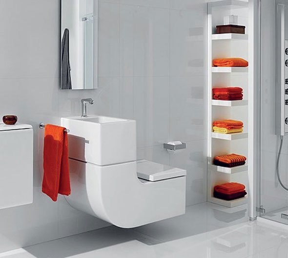 Унітаз з раковиною на бачку – практична економія місця