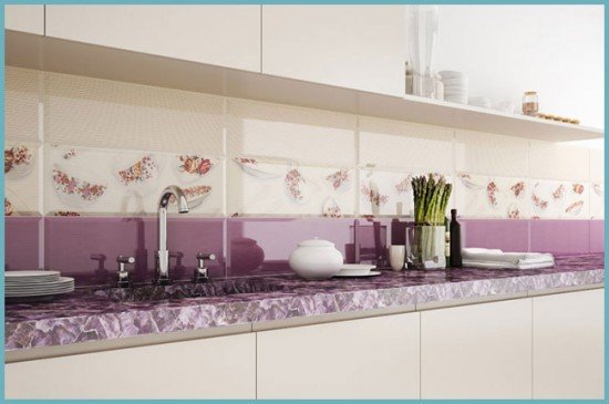 Вибираємо плитку на кухню: для укладання на підлогу і на фартух