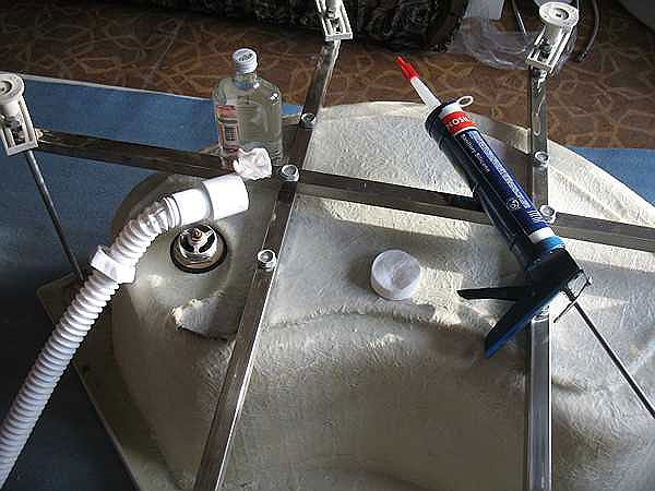 Встановити піддон для душу своїми руками