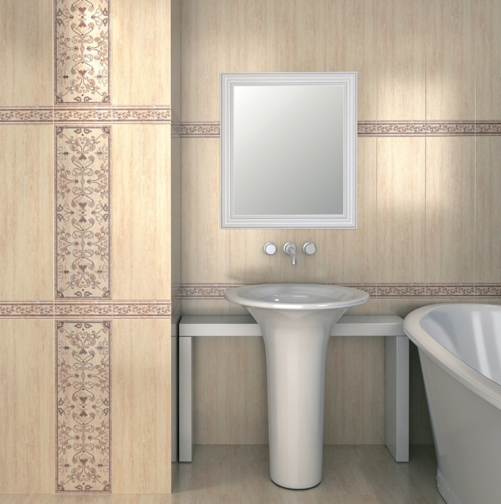 Настінна плитка у ванну кімнату, які є види і як вибрати