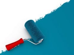 Яким валиком фарбувати стелю у ванній кімнаті