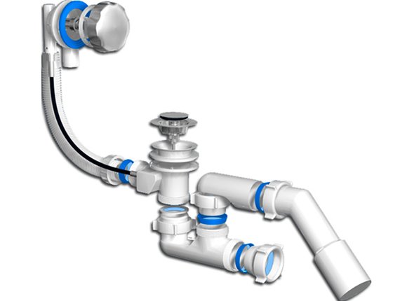 Вибираємо кращу систему злив перелив для ванни