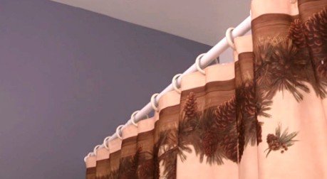 Штанга для ванної кімнати, карниз для штори, як краще зробити Штанга для ванної кімнати, карниз для штори, як краще зробити