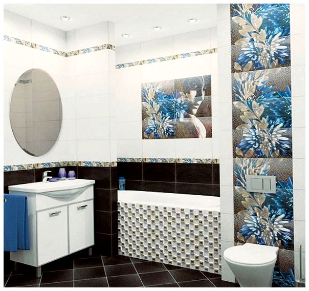 Дизайн плитки у ванній
