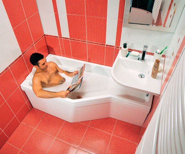 Асиметричні ванни: їх переваги та недоліки, різновиди і особливості дизайну Асиметричні ванни: їх переваги та недоліки, різновиди і особливості дизайну