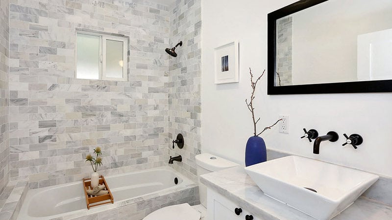 Кахель для ванної кімнати: фото поєднання кольорів