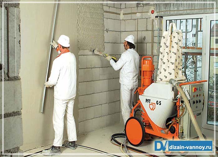 Штукатурка для ванної кімнати цементна, гіпсова та вапняна Штукатурка для ванної кімнати цементна, гіпсова та вапняна