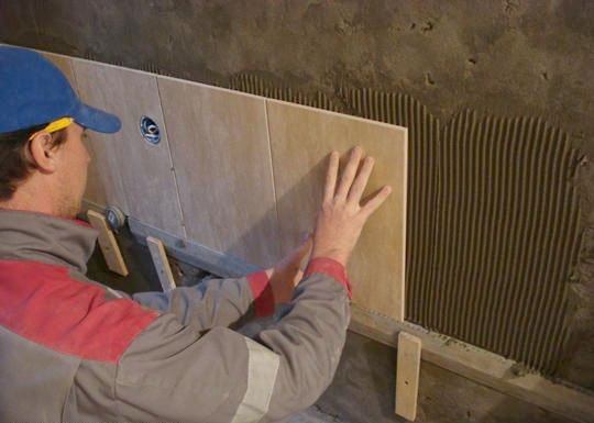 Як правильно робиться укладання плитки на гіпсокартон у ванній