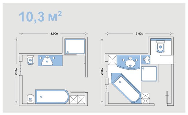 Розмір ванної кімнати стандарт, які бувають і від чого залежать