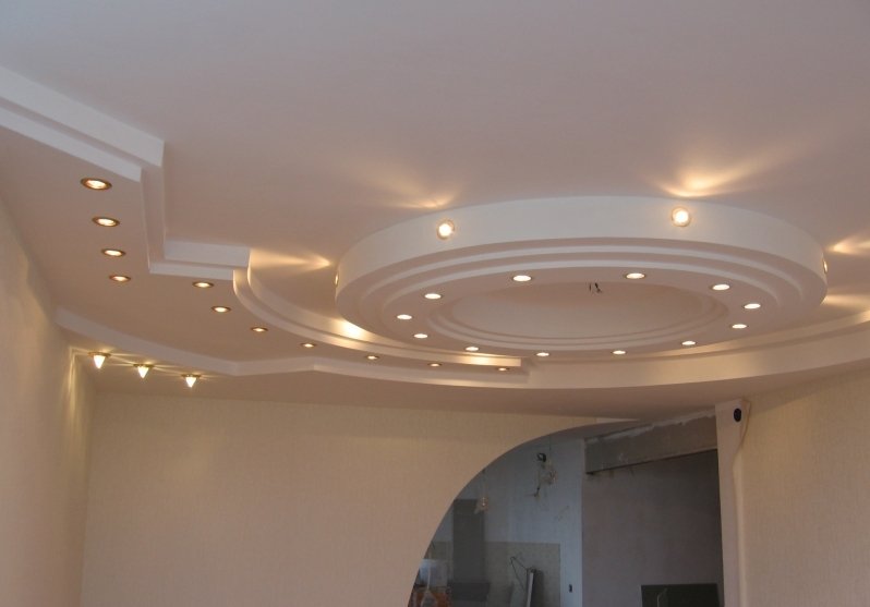 Дизайн та оздоблення стелі: гіпсокартон, шпалери, натяжні стелі