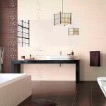 Італійська плитка для ванної кімнати: фото зразки