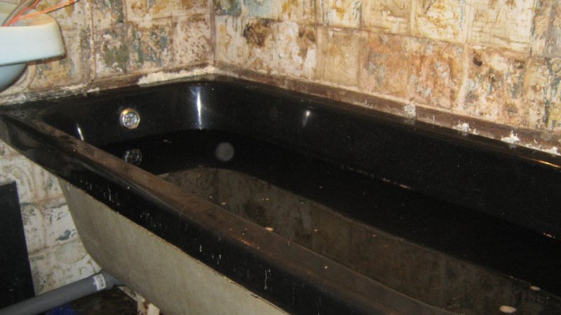 Емаль ванни: акрилова фарба