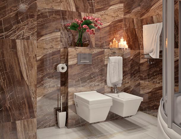 Настінна плитка у ванну кімнату, які є види і як вибрати
