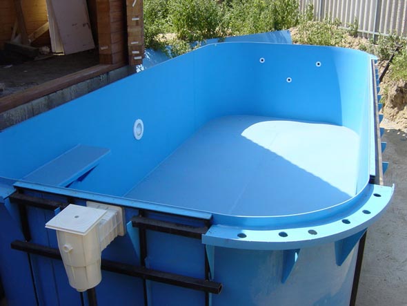 Басейн з поліпропілену своїми руками: поетапна технологія будівництва Басейн з поліпропілену своїми руками: поетапна технологія будівництва