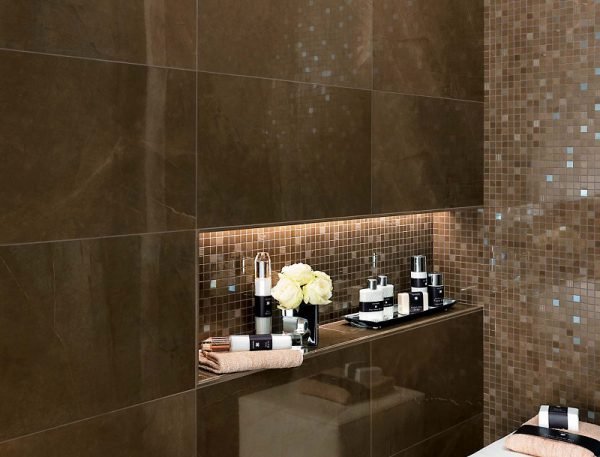 Мармурова плитка для ванної — яку вибрати (фото і відео)