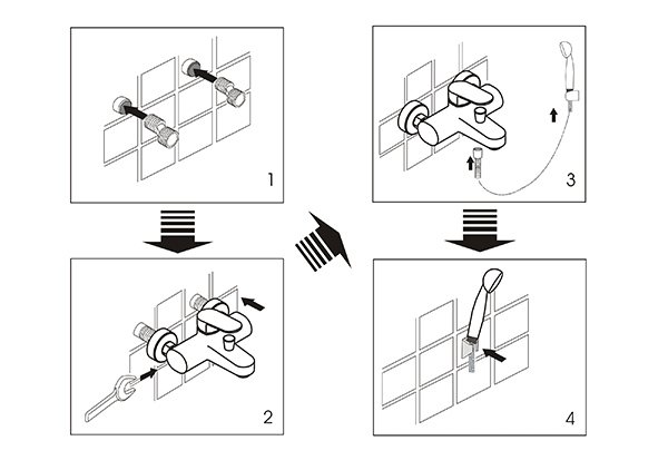 Висота змішувача у ванній від підлоги стандарт