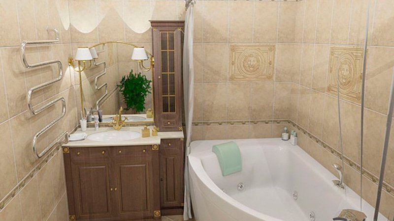 Плитка для ванної кімнати: фото дизайн інтерєру