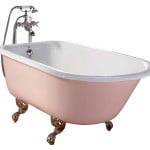 Отдельностоящая ванна на ніжках: фото приклади зразків