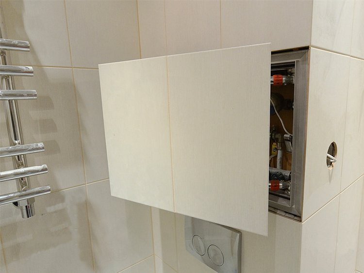 Люки для ванної кімнати під плитку розміри та їх параметри Люки для ванної кімнати під плитку розміри та їх параметри