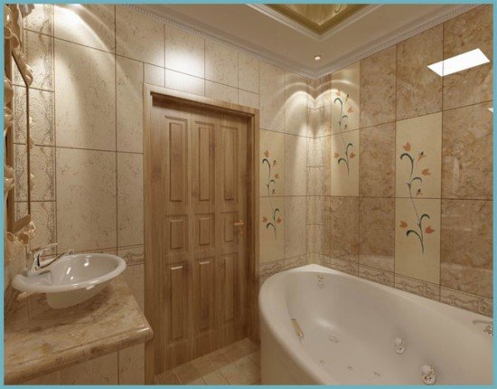 Підбираємо кахельну плитку для ванної: фото і нюанси вибору