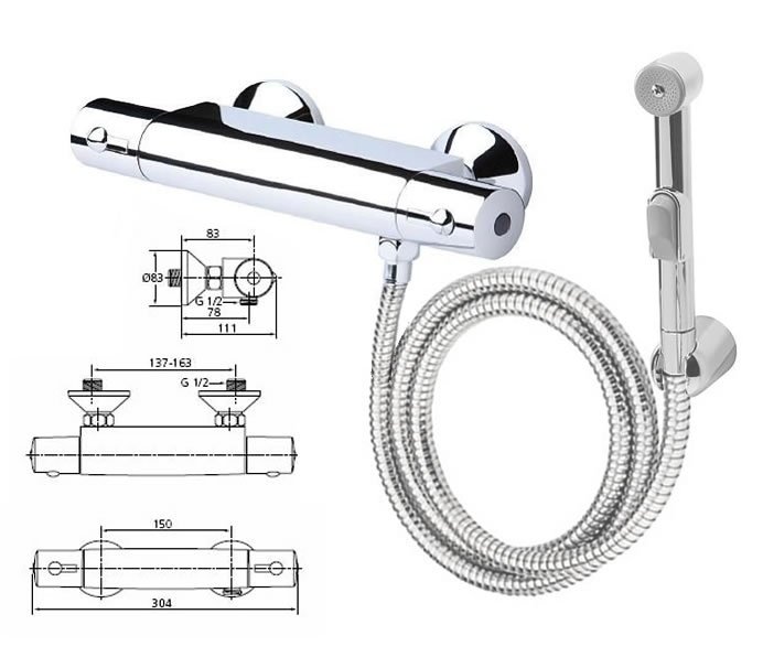 Вибираємо гігієнічний душ із змішувачем: види, плюси і мінуси