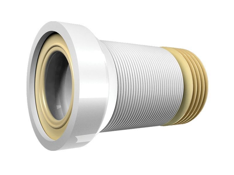 Швидка і правильна установка гофри на унітаз