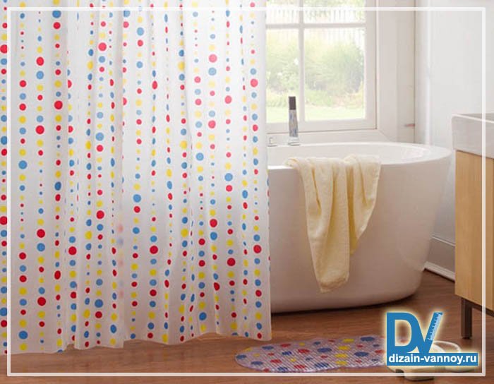 Пластикова шторка для ванної   види розсувних і звичайних конструкцій