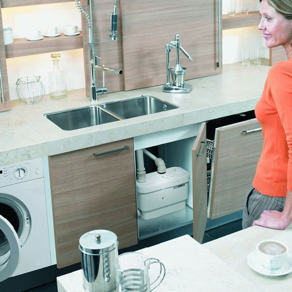 Каналізаційний кухонний насос: види, принцип роботи, тонкощі монтажу