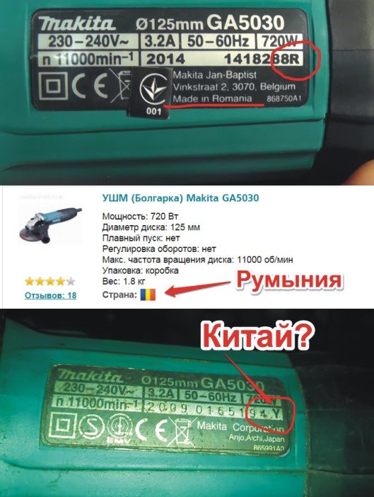 Відгук про роботу двох болгарок Макіта.