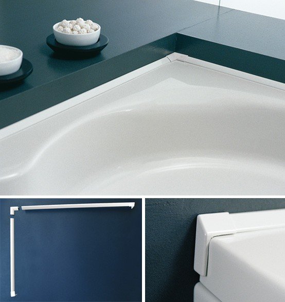 Плінтус для ванної, які бувають види та правила вибору