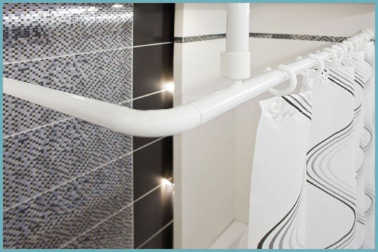 Карниз або штанга для штор у ванній. Як правильно вибрати і встановити