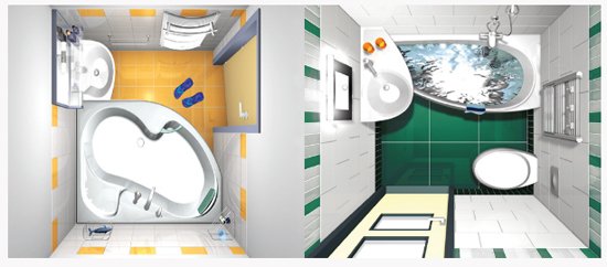 Розмір ванної кімнати стандарт, які бувають і від чого залежать