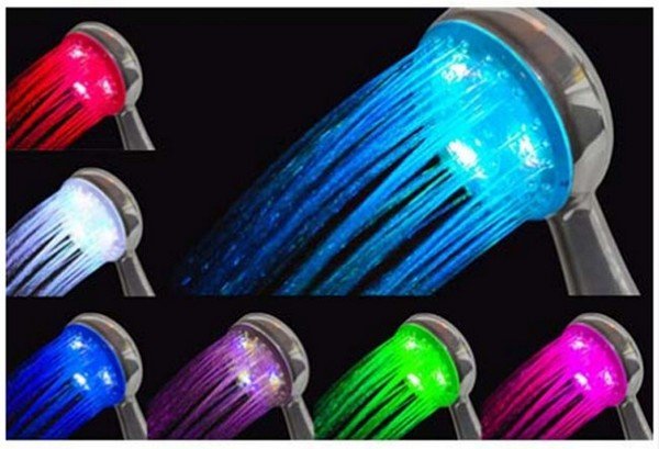 Душ з підсвічуванням: що це таке, для чого потрібен і як вибрати