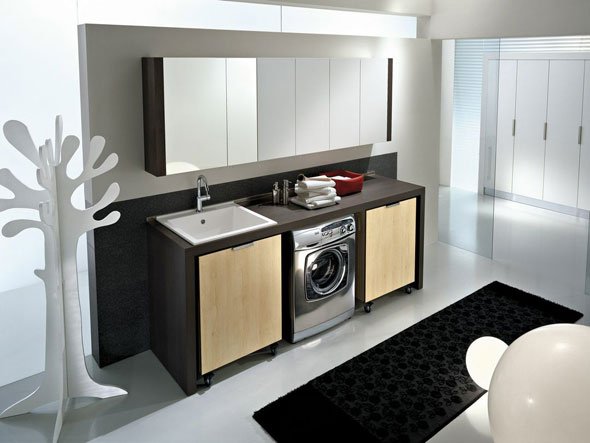 Види раковин з тумбою під пральну машину, особливості їх встановлення Види раковин з тумбою під пральну машину, особливості їх встановлення