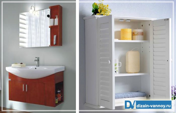 Деревяні полиці у ванну кімнату   види і зони розташування