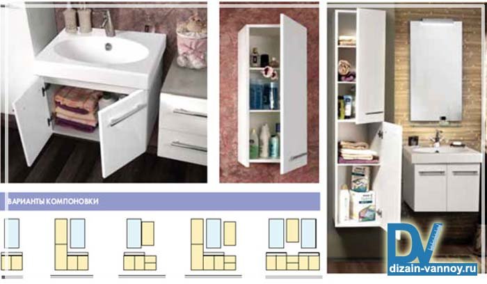 Тумба для ванної кімнати   фото зразків тумбочок
