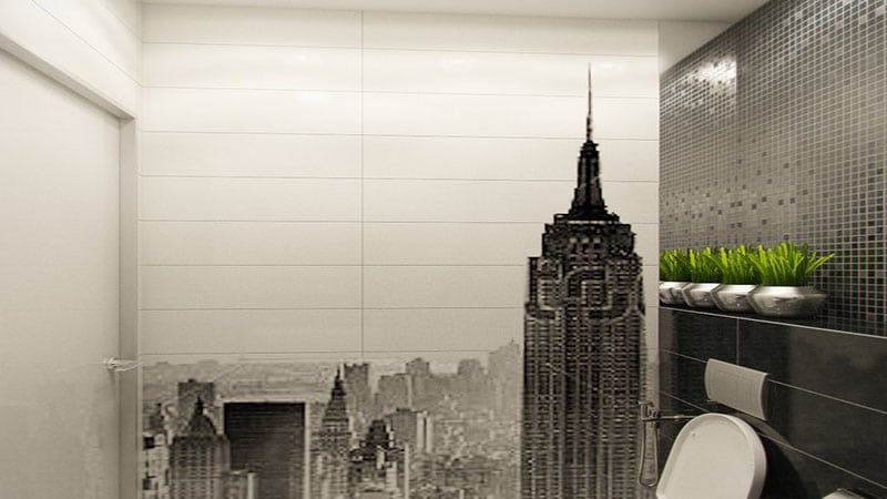 Плитка для туалету: фото дизайн інтерєру